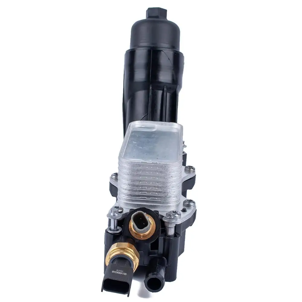 Oil Filter Housing 68105583AF for Chrysler Aluminum Transmission Engine Oil Cooler 68105583AE