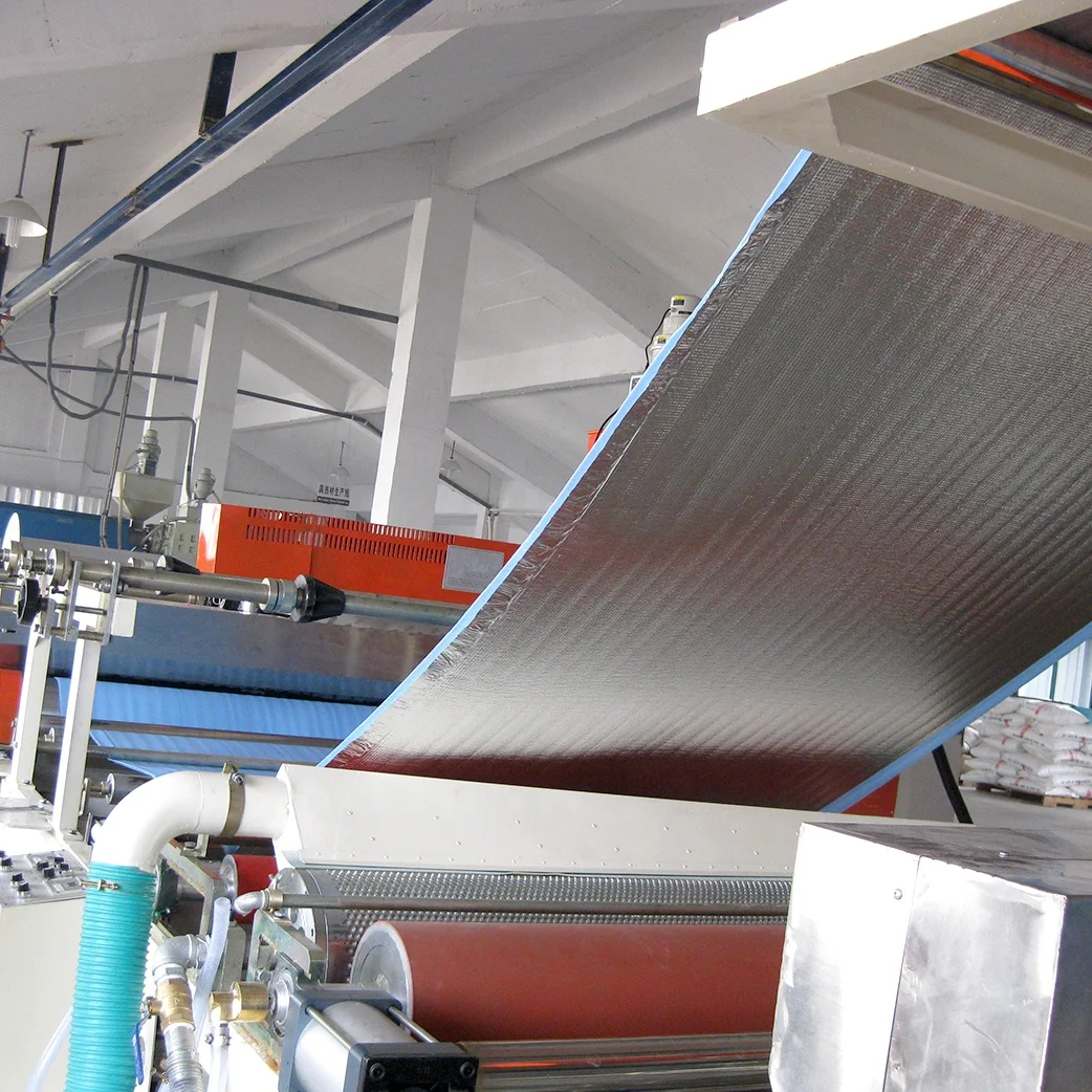 Heat Insulators Materials Polyethylene Closed Cell Epe Foam With Aluminum Film For Thermal Insulation