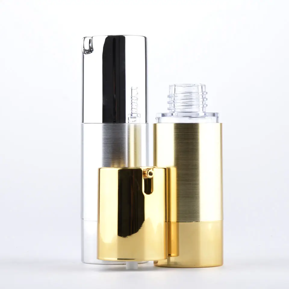 Hot Sell Manufacturers Supply  50 ml Plastic Airless Pump Bottle Serum Luxury Lotion Pump Bottle Dispenser Vacuum Airless Bottle