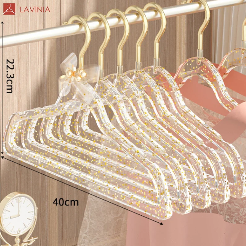 Lavinia Crystal Transparent Hangers Ladies Wedding Dress Light Acrylic Clothing Store Hanger