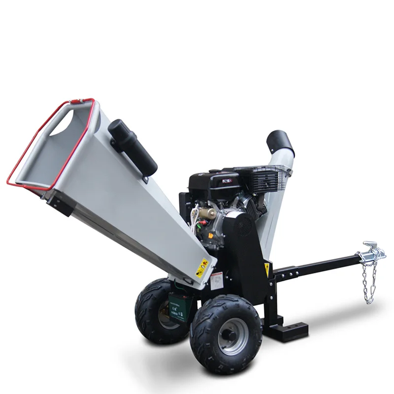 Сад домашнего использования мини-древесных chipper Шредер с 15 HP газовый двигатель