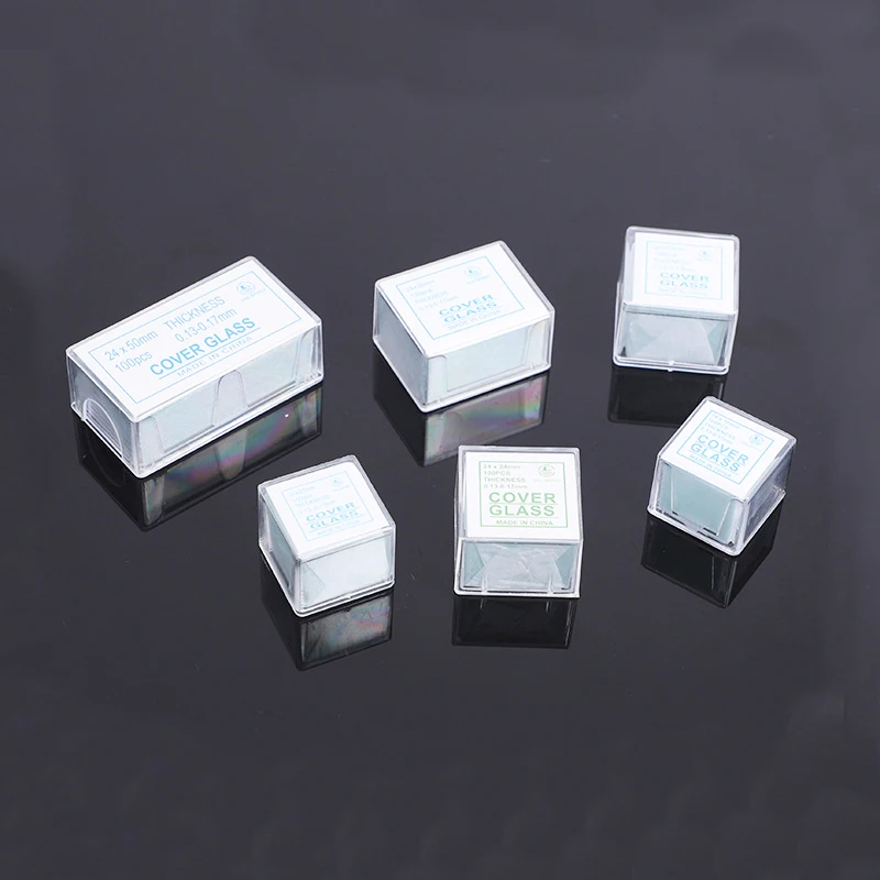 Medical lab consumables disposable microscope cover slips glass microscope slides cover glass