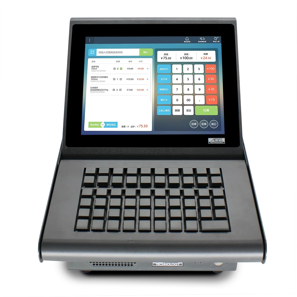 ABS Factory Direct sales products   mini10 pos machine with cash register Applicable scenario monopoly store