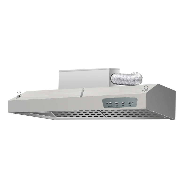 
Low energy consumption all-in-one restaurant kitchen exhaust hood with esp cleaner 