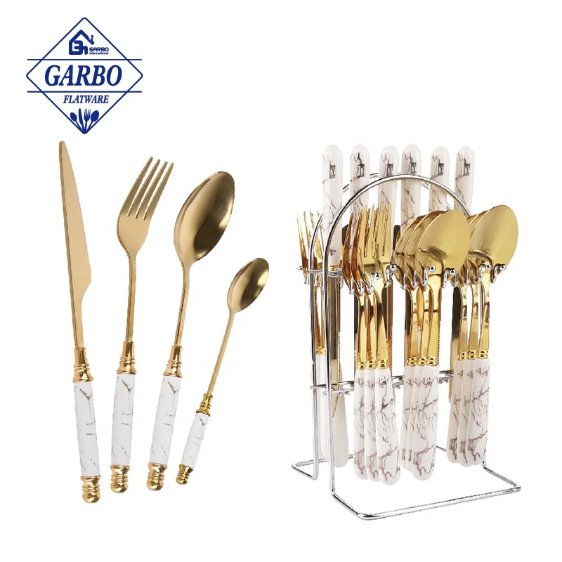Portable silverware set 86 pieces luxurious stainless steel flatware set 18/10 premium case best kitchen utensils for home use