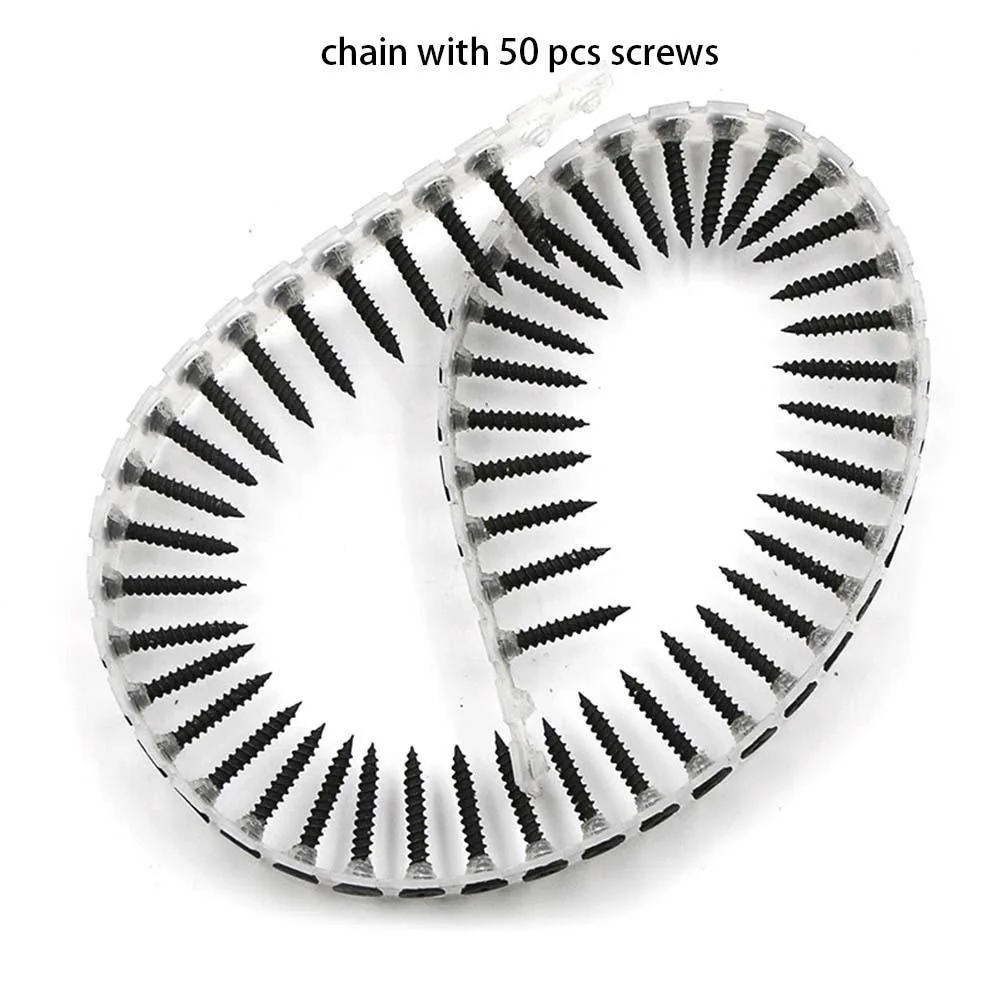 Automatic nail gun Electric screw chain strap screw gun head carpentry finishing drywall tools