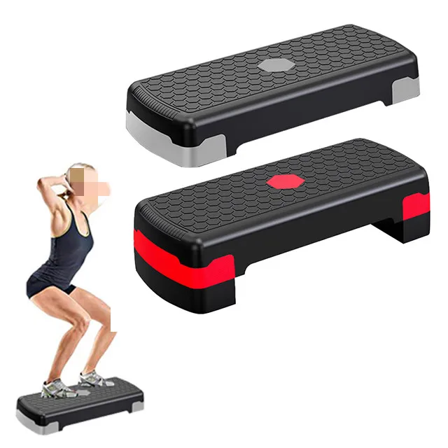 Wholesales Yoga Fitness Shaping Aerobic Step Board Pedal Adjustable Height Aerobic Stepper Fitness Pedal