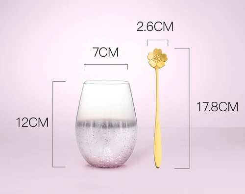 
Special Design Starry Sky Creative Double Glass Cup Carton Price Opener Wine Bottle 
