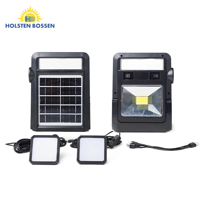 HB7010 DC 5V Small Solar Panel Led Light Kit Mini Home Indoor Camping Portable Solar Power Lighting System For Rural Area