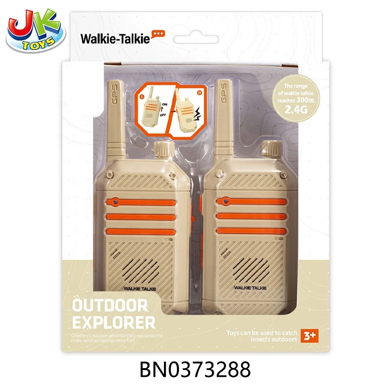 Newest Kids military talkie walkie toy range 1000ft talkie-walkie battery operated plastic toy