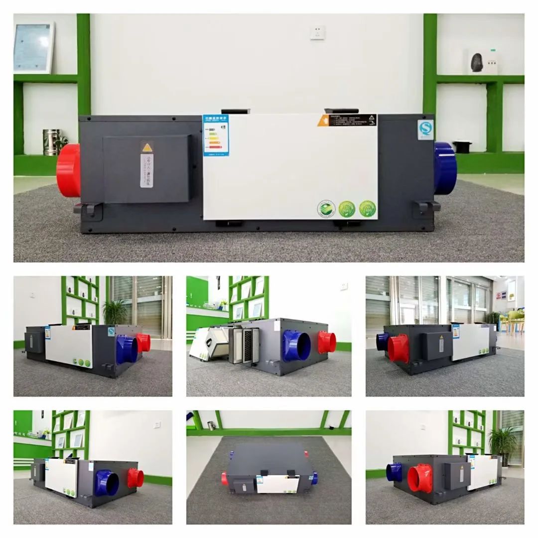 fresh air ventilation system pm2.5 activated carbon filter for dust cooler and heater with air fresh filter fan