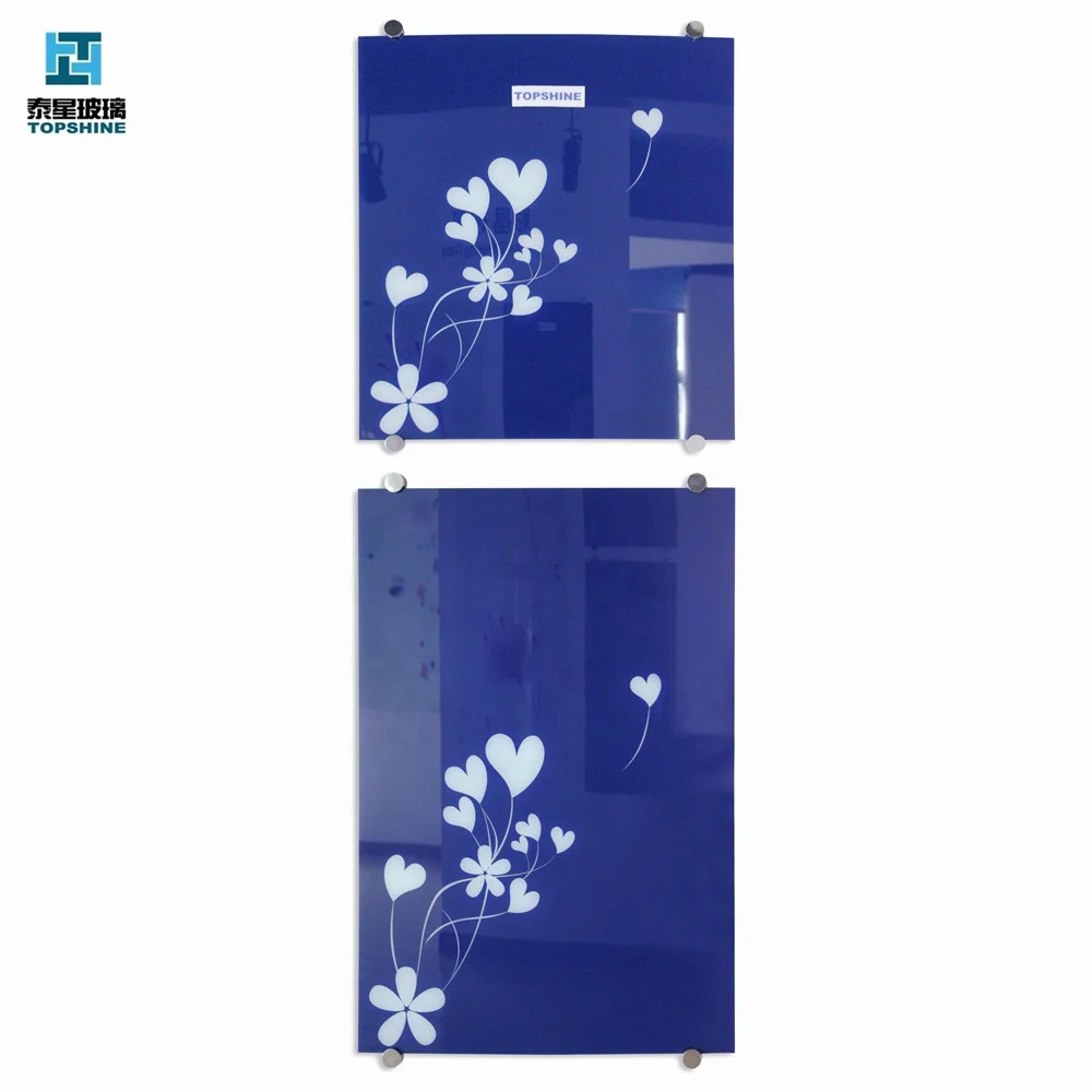Custom Silk Screen Printed Tempered Glass Panels / Printing Glass Door