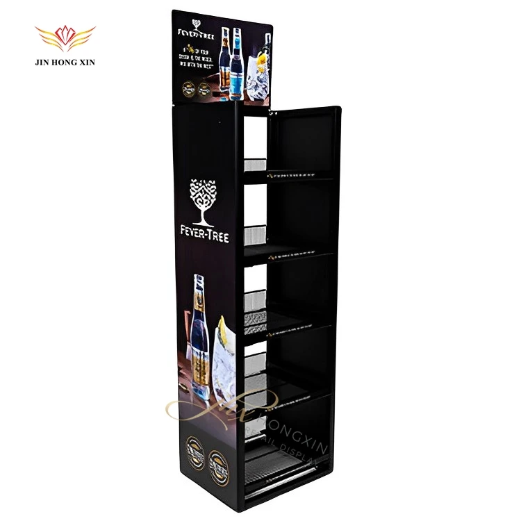 Originality colorful juice bar coffee counter kiosk with wine display rack for sale