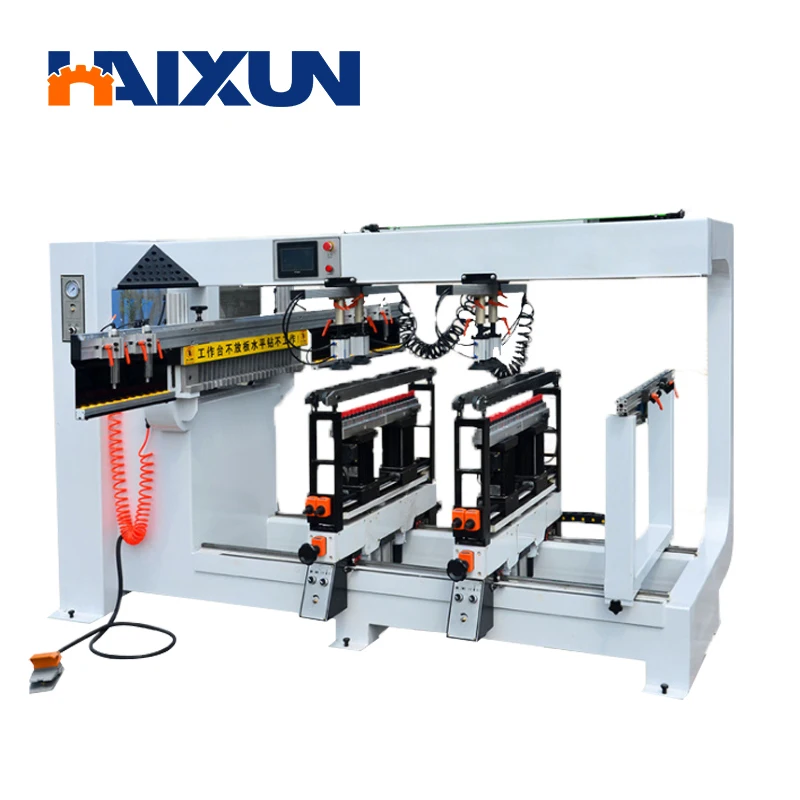 Boring machine 3 rows heads drilling Drill holes machine woodworking boring machinery New design 3 rows of boring