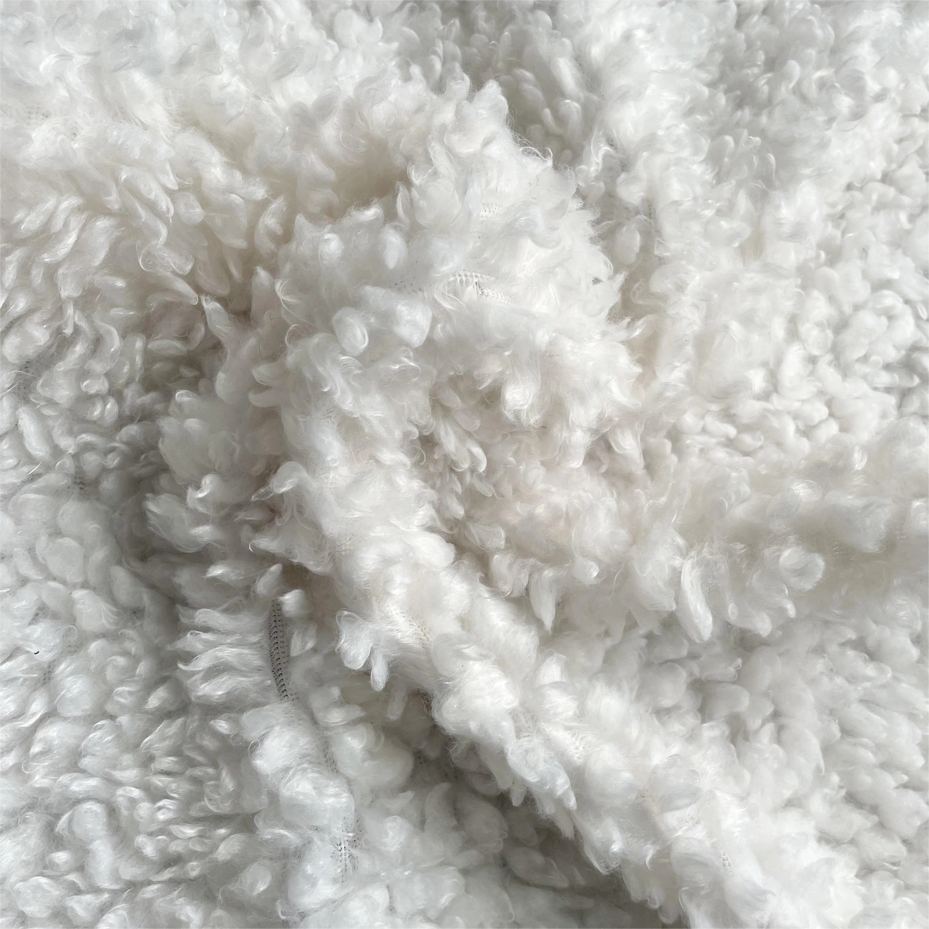 Плюшевая ткань из полиэстера искусственный ягненок флис изогнутая шерсть домашний текстиль коврик для домашних животных плюшевый