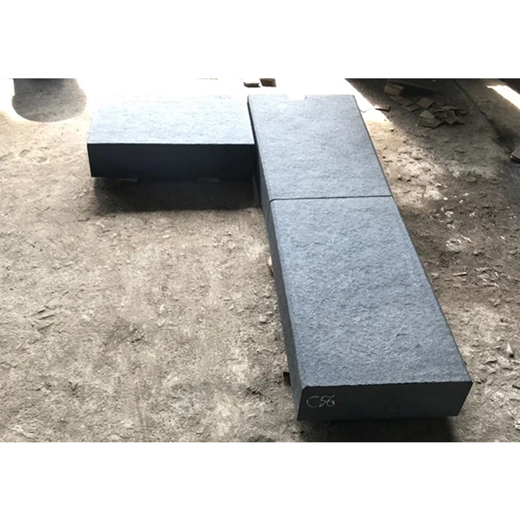 Outdoor Basalt Stone Paver Rock Prices Non Slip Cut to Sizes Flamed Honed Black Basalt Stone