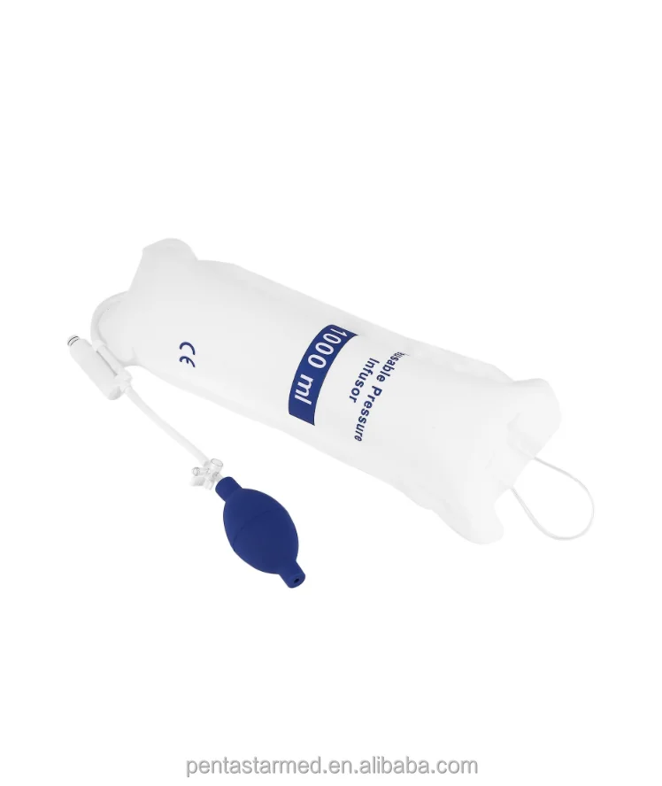 500ml and 1000ml Disposable Sterile Medical Infusion Pressure Bag