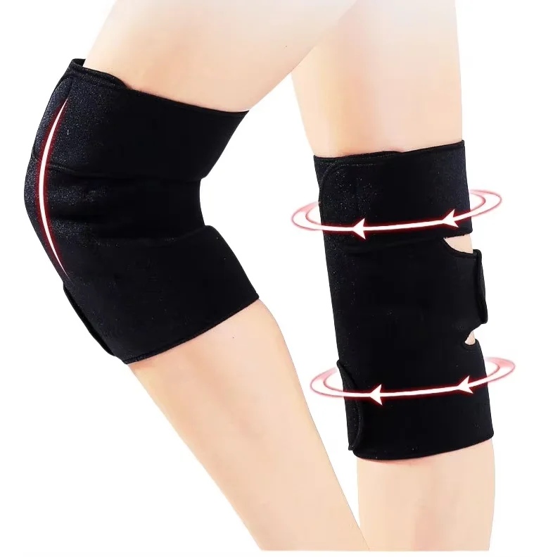 Red Light Therapy Knee Brace Vibration Knee Massage for Pain Relief, 660nm&850nm, Rechargeable Wireless Controller
