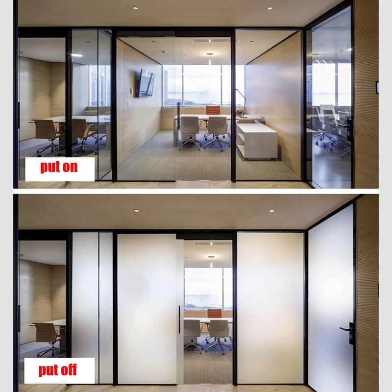 INNOGLASS Smart Glass Film Used For Partition Office Glass Door Window Intelligent Self-Adheisve Film Dimming Glass