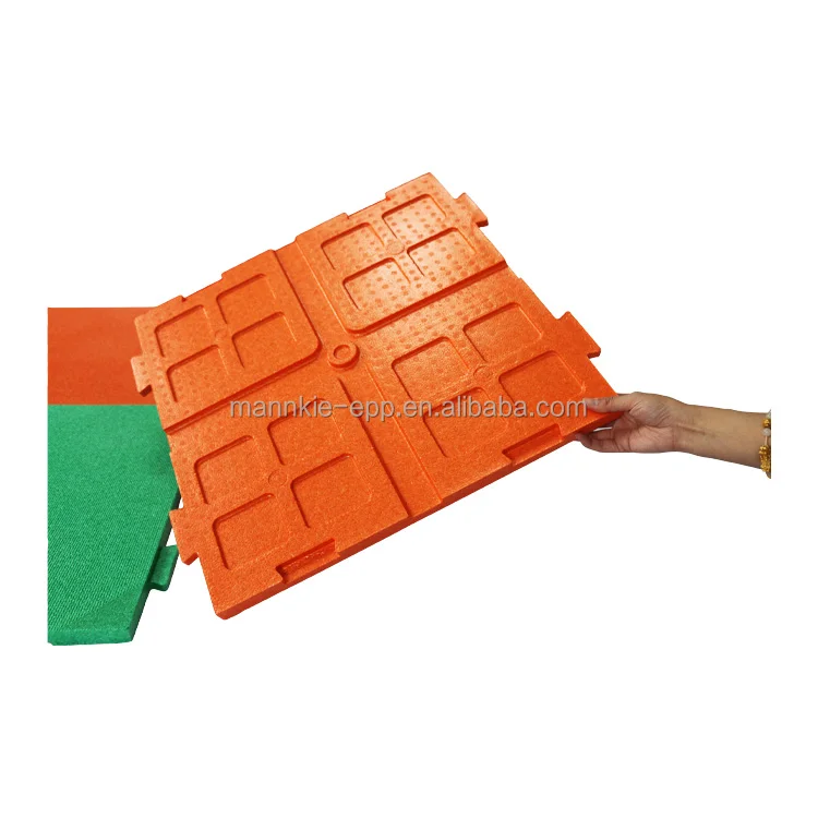 Black Expanded Polypropylene Molding EPP Foam Block Shock Absorber Pad EPP Mat For School Playground