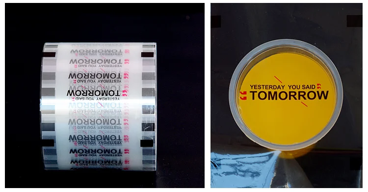 bubble tea sealing filmcup sealing film roll heat sealing film for sale