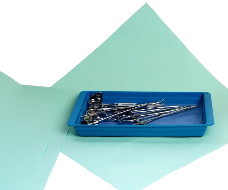 Sterilization disposable medical surgical device wrapping use crepe paper 45g 50g 60g