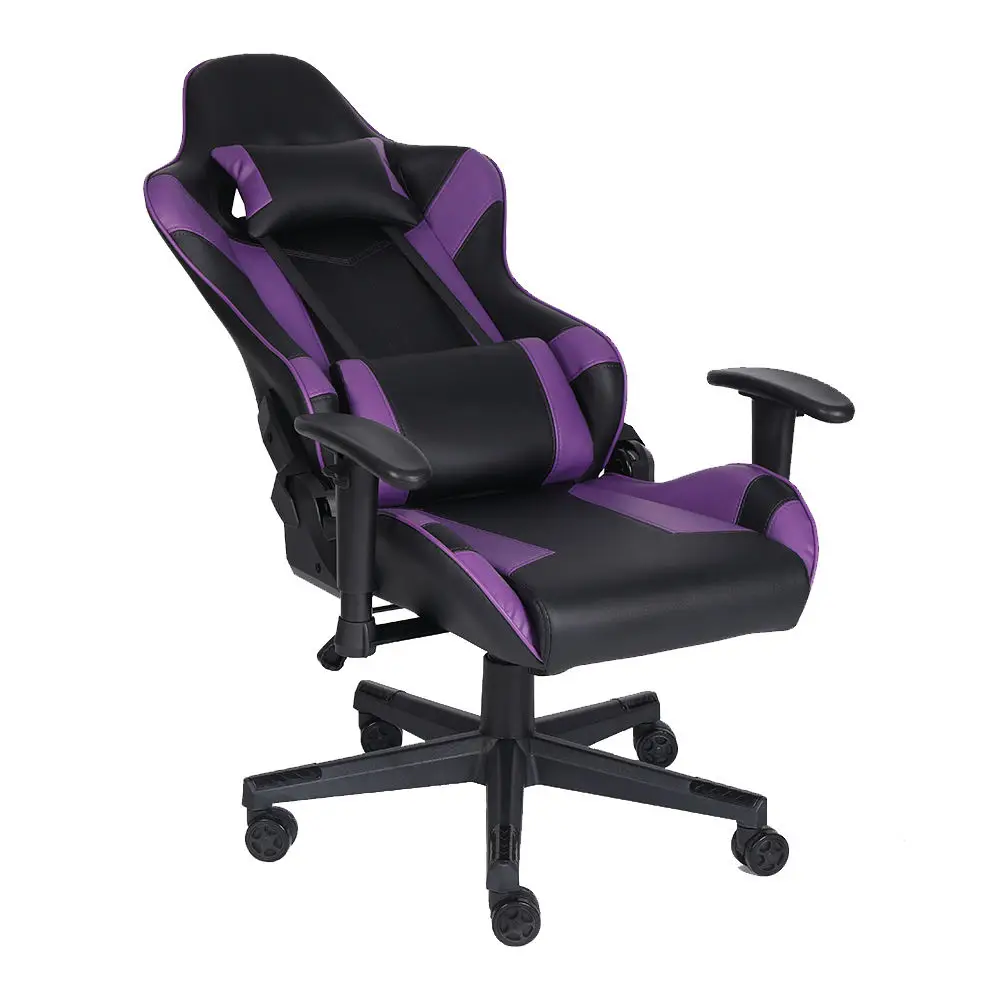 Wholesale 2022 Hot Sale Leather Office Furniture Racing Style Purple Gaming Chair