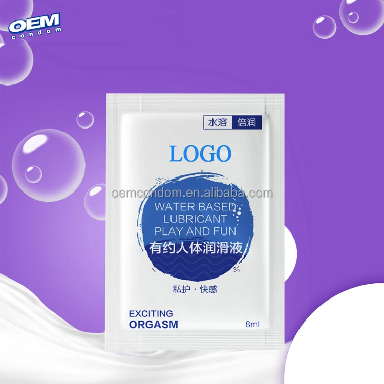 sachet package personal lubricant  Personal Lubricant Water Based Natural Personal lubricating jelly manufacturer