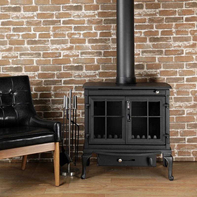 Stove With Oven Antique Burning Stoves Popular Style Mounted Wood Fireplace