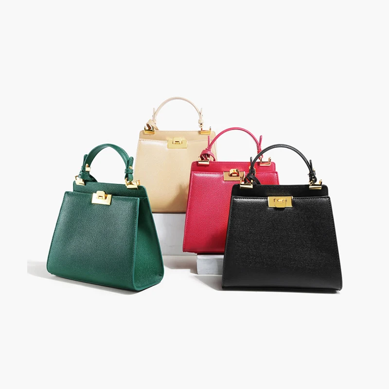 wholesale 2022 ladies designer genuine leather saddle purses fashion party purses and handbags for women customize bags