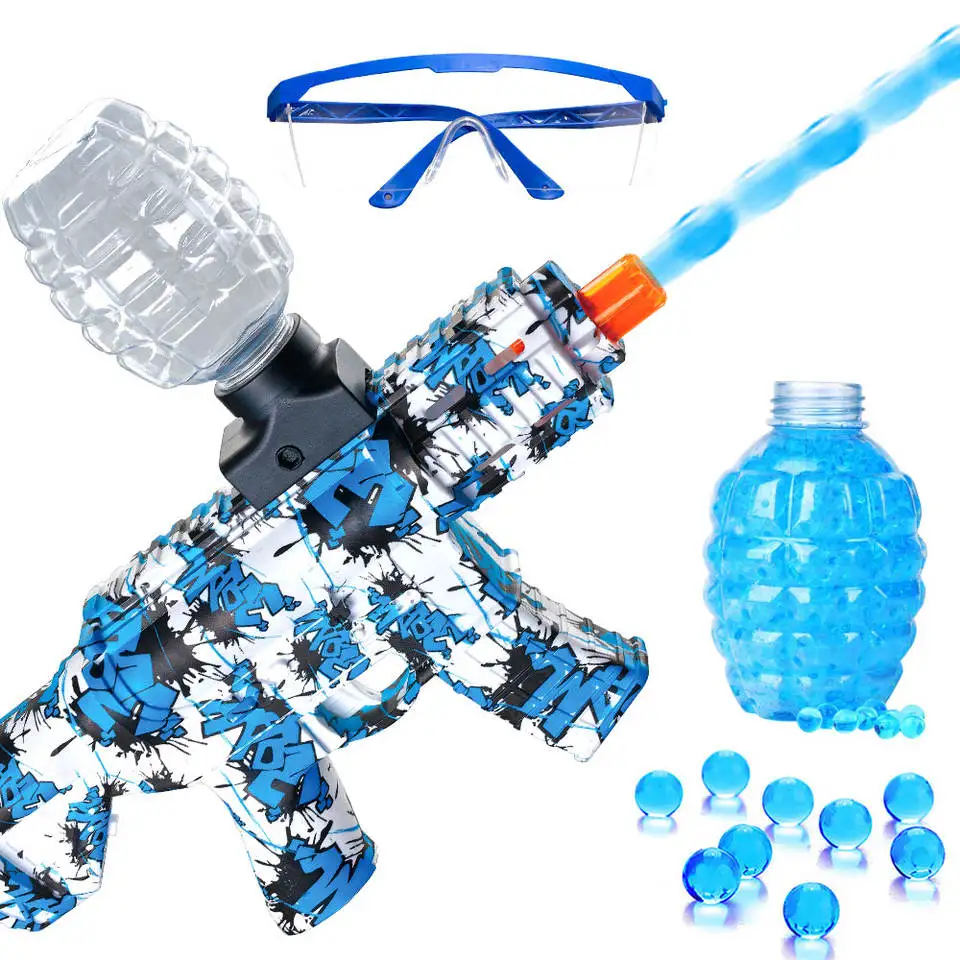 fully automaticnon toxic toy bullets beads hydrogel bubble 7MM gel balls water electric gel ball blaster glock splatter ball gun