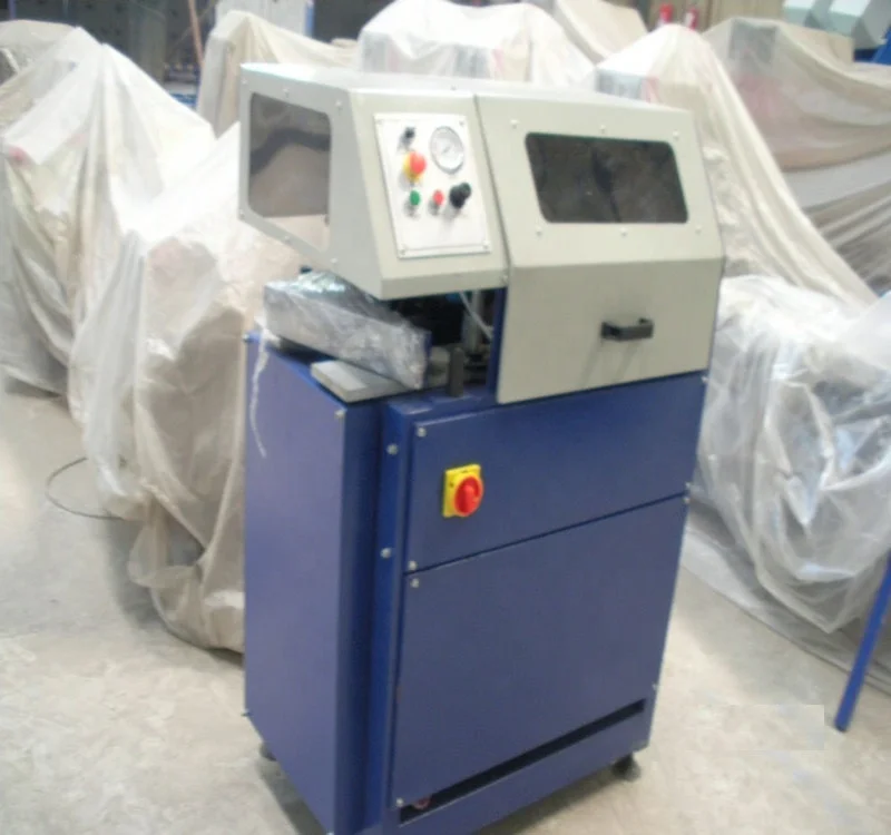 Double mitre saw for pvc windows/ pvc profile double head cutting machine