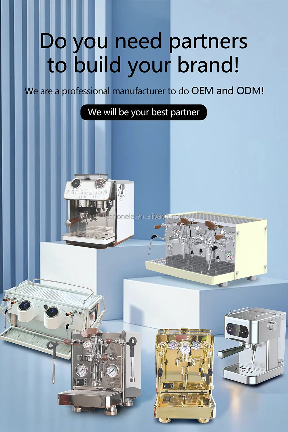 Zilong E61 brewing head espresso machine Professional Semi-Automatic Coffee maker For commercial use 220V