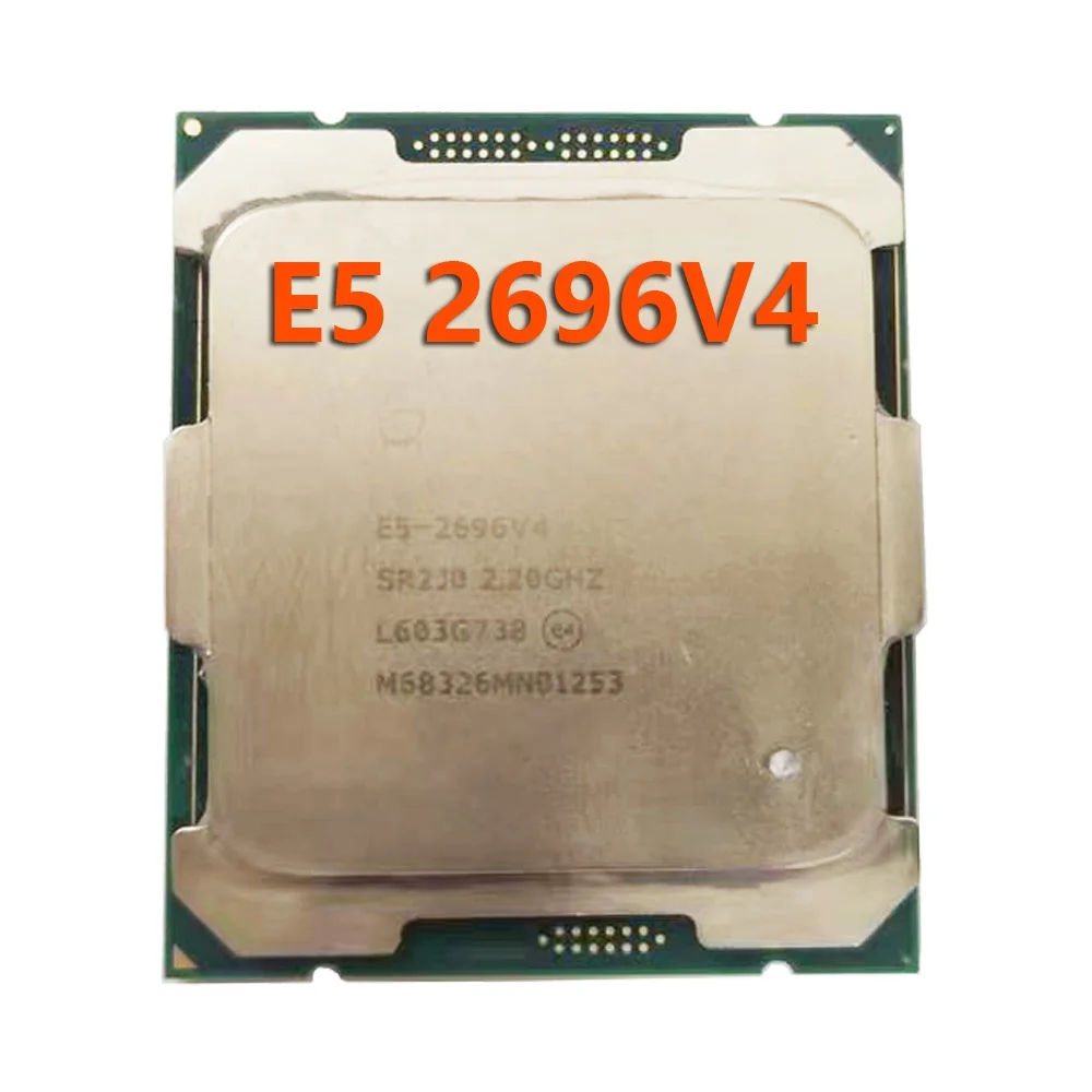 E5-2696V4 Original for Intel Xeon E5-2696V4 CPU 22-cores 2.20GHZ 55MB 14nm LGA2011-3 E5 2696 V4 processor E5 2696V4