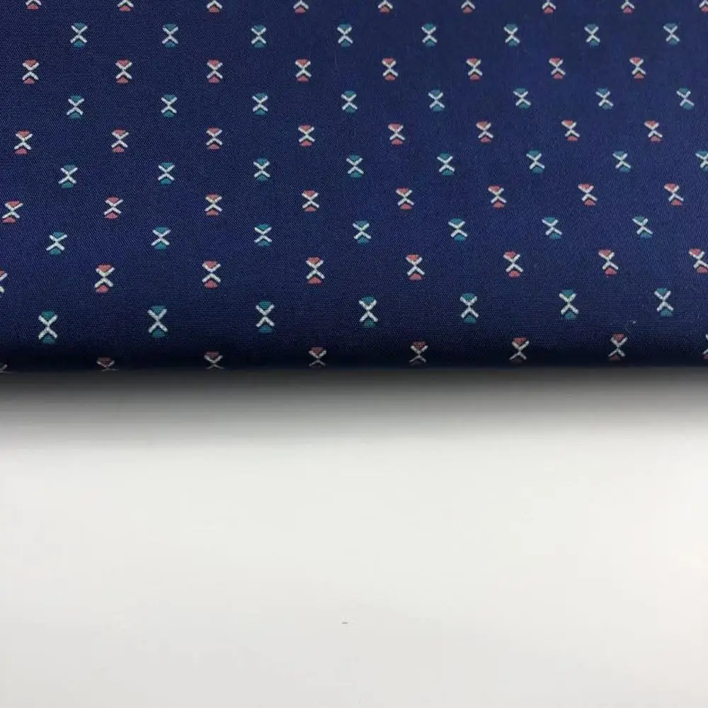 cotton blue plain 4040 11070 printed stock fabric