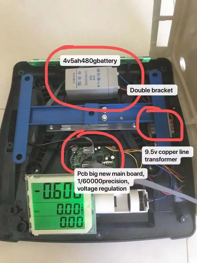 acs system electronic scale casing plastic ce