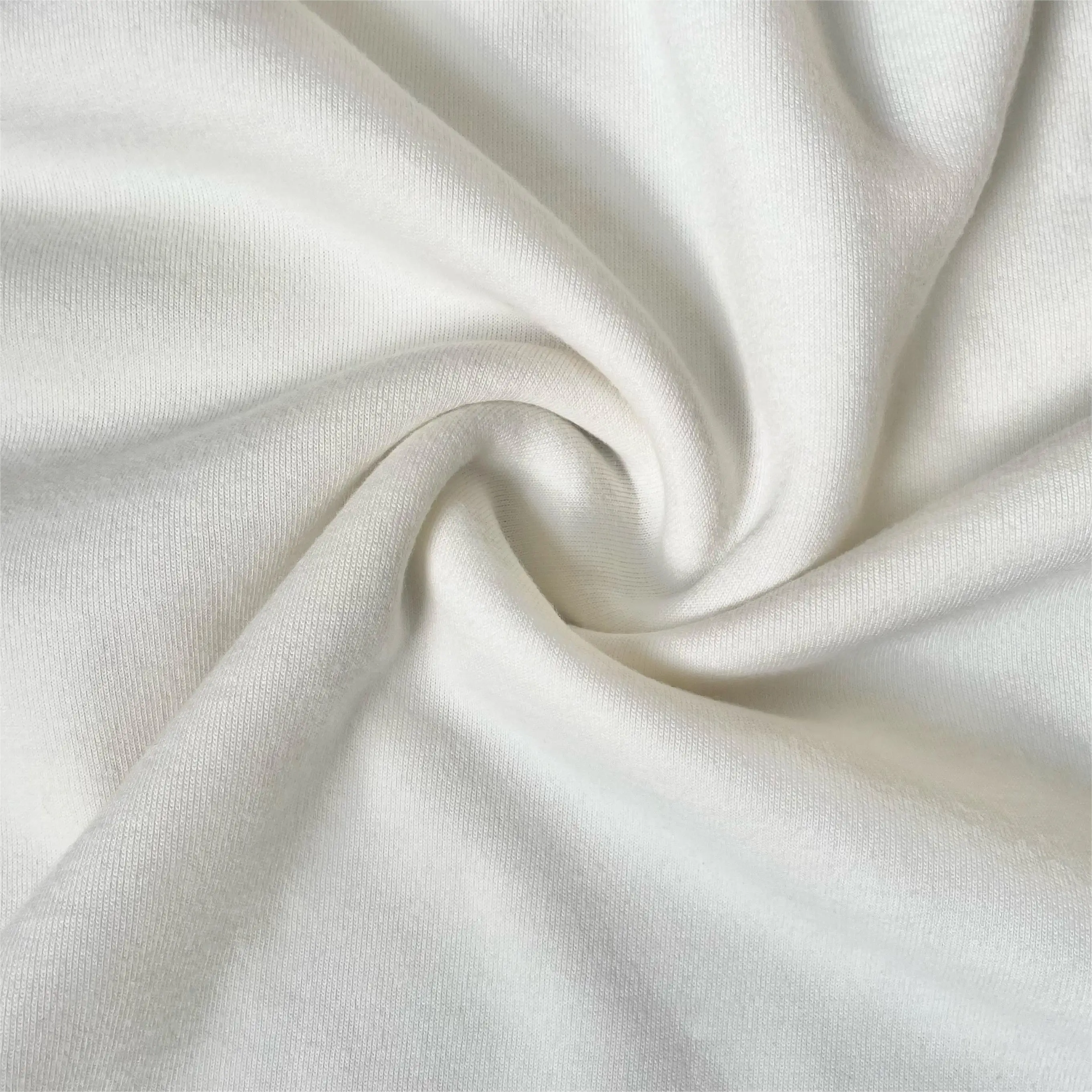 65% polyester 35% cotton stretch Australian grain knit fleece fabric thick jacket hooded sweater fleece sportswear