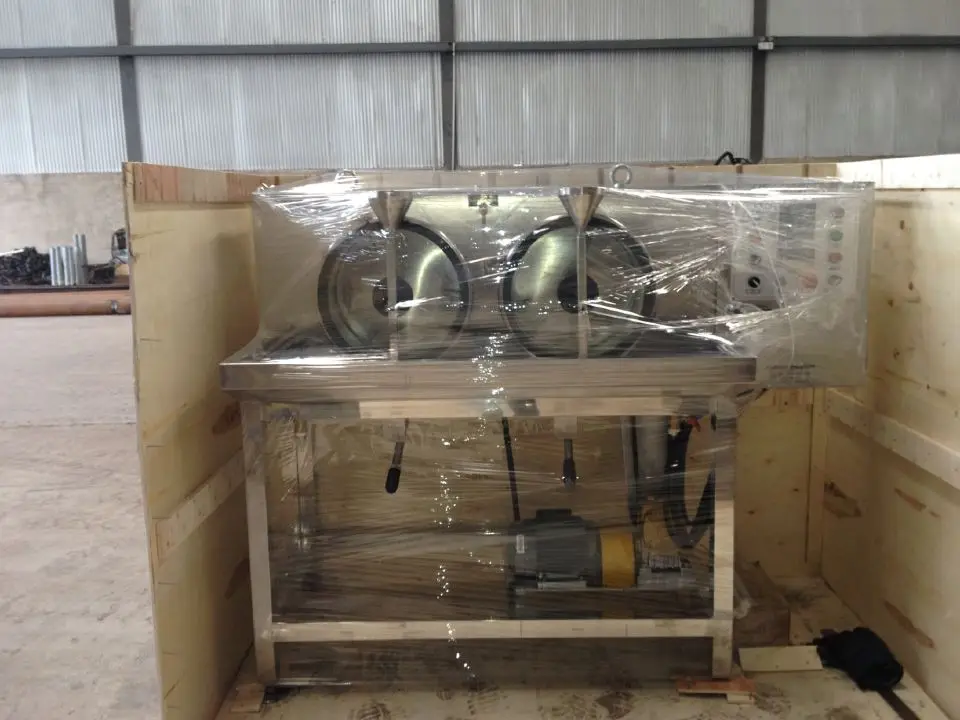 
GB lab dyeing leather stainless steel inox drum 