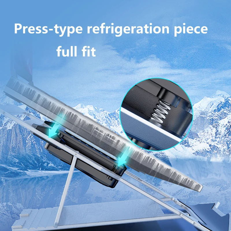 Rgb Dual Core Semiconductor Refrigeration Portable laptop cooling pads