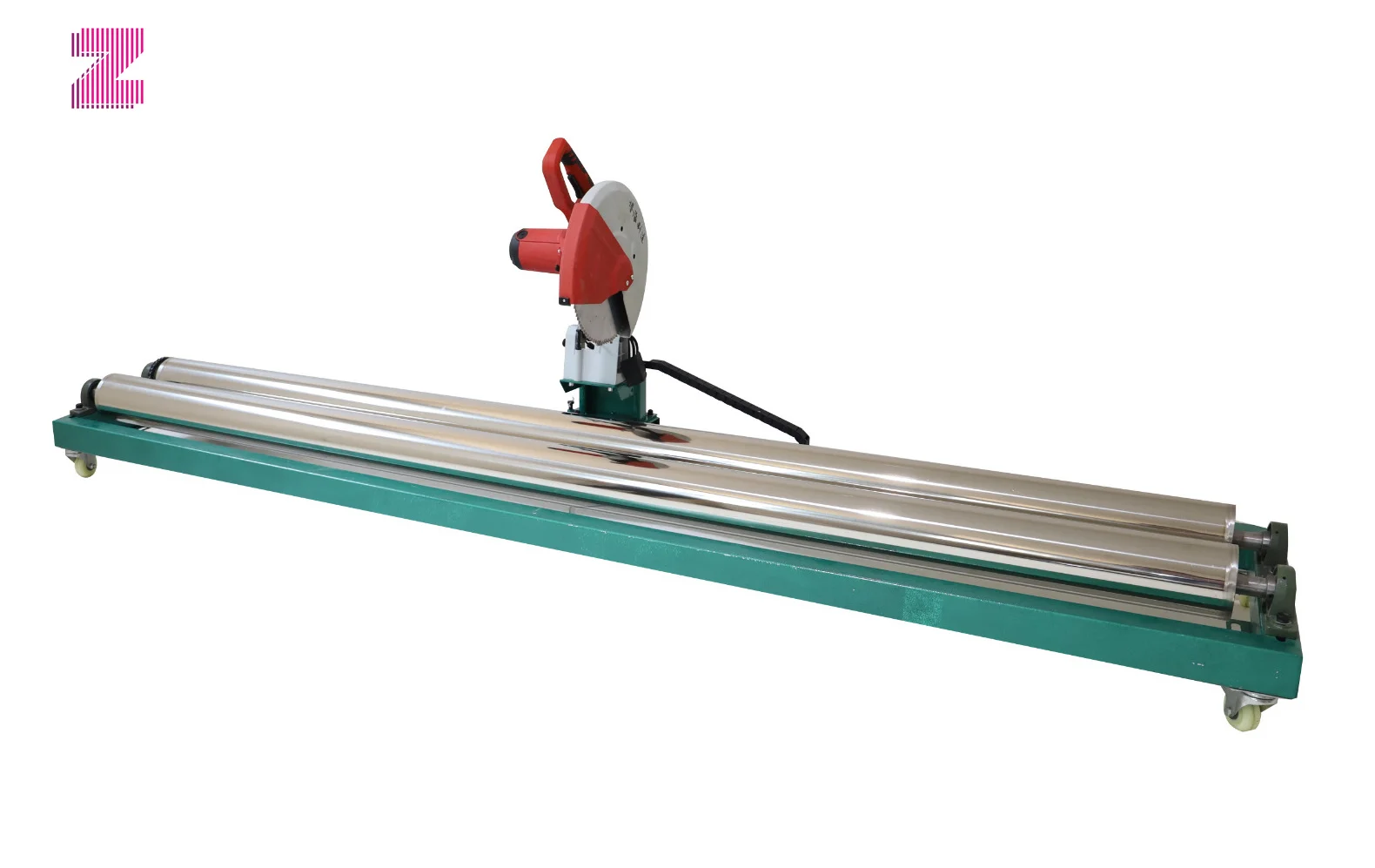 PVC Roll Slitting Machine Max Length 5.8m Roll Edge Cutting Machine for Banner Cutting
