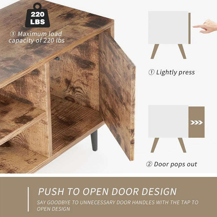 Luxury tv cabinet stand modern mdf plywood tv rack cabinet living room