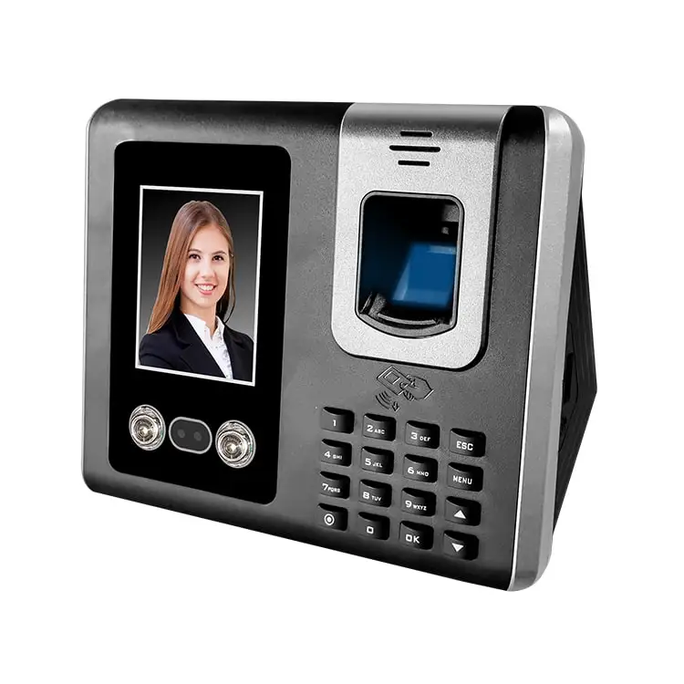 Desktop Time Attendance Machine Biometric Fingerprint Face Recognition Attendance System