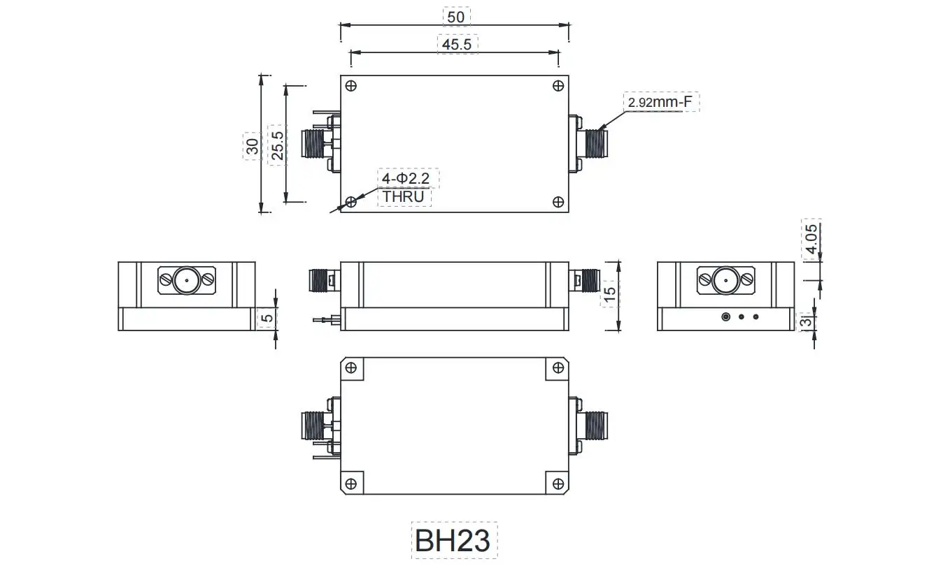 P Band to K Band 0.1GHz~20GHz Wide Band Low Noise RF/Microwave Power Amplifier Communication Systems T/R Components