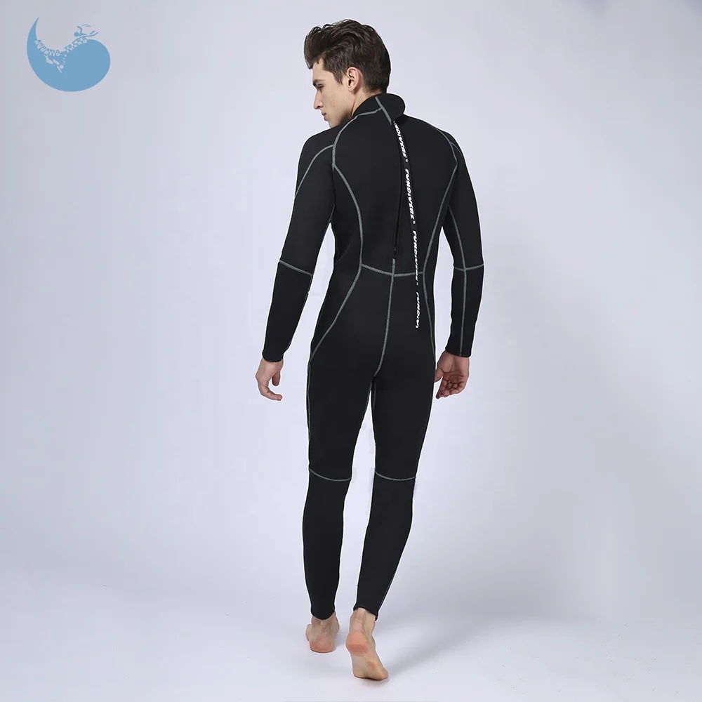 Wholesale Custom 3MM Warm Jumpsuits Surfing Swimsuit Rubber Diving Suit Men Swimwear Neoprene Wetsuit Jacket