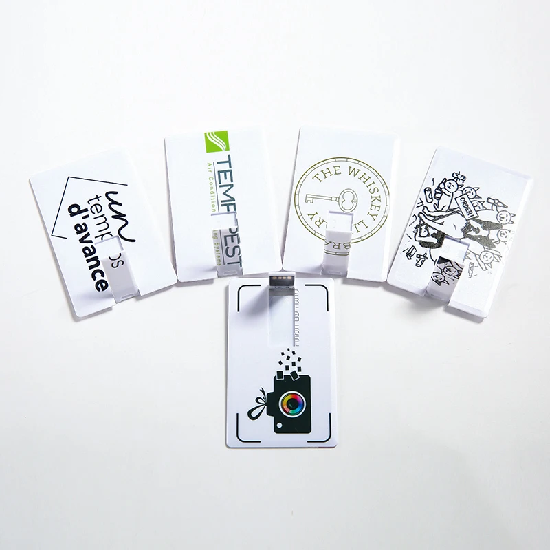 High Quality USB Flash Drive 16GB 32GB Memory Stick Pen Drive 64GB 16GB 4GB Memoria U Disk Credit Card Business Gift