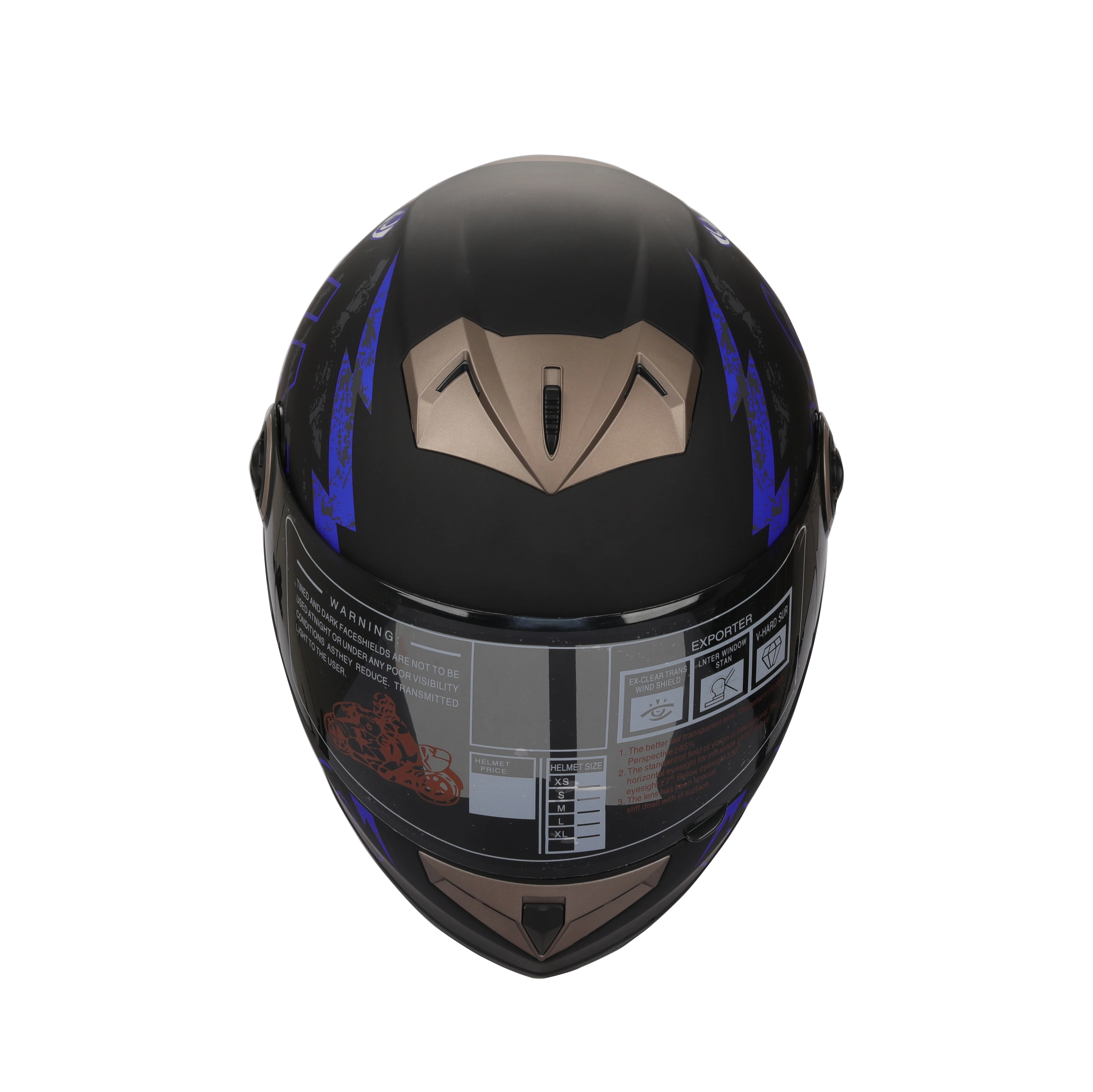 
PP materials and most cheaper full face helmet for motorcycles 
