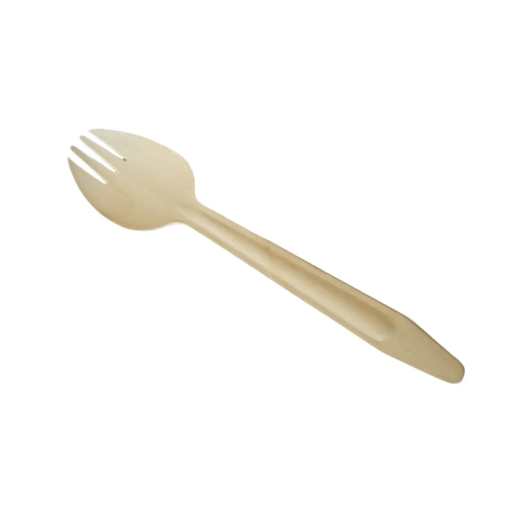 Biodegradable disposable buy wooden cutlery spoon fork knife Spoon Fork And Knife Packaged Disposable Cutlery