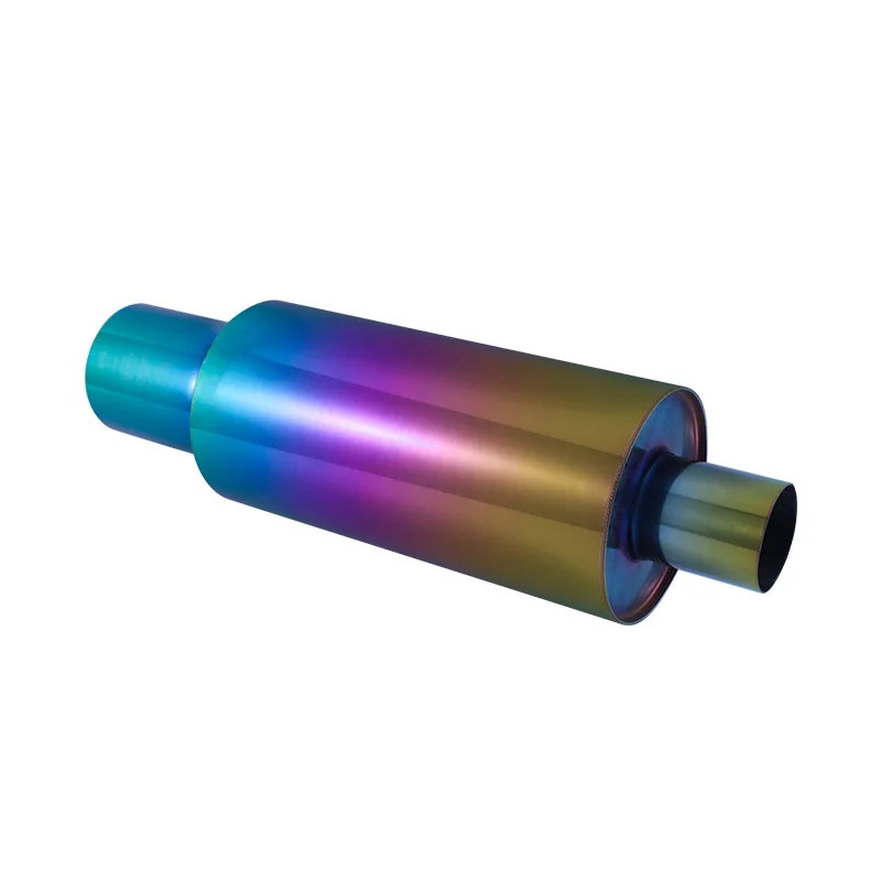 Rainbow Color Universal Muffler Racing Exhaust Pipe