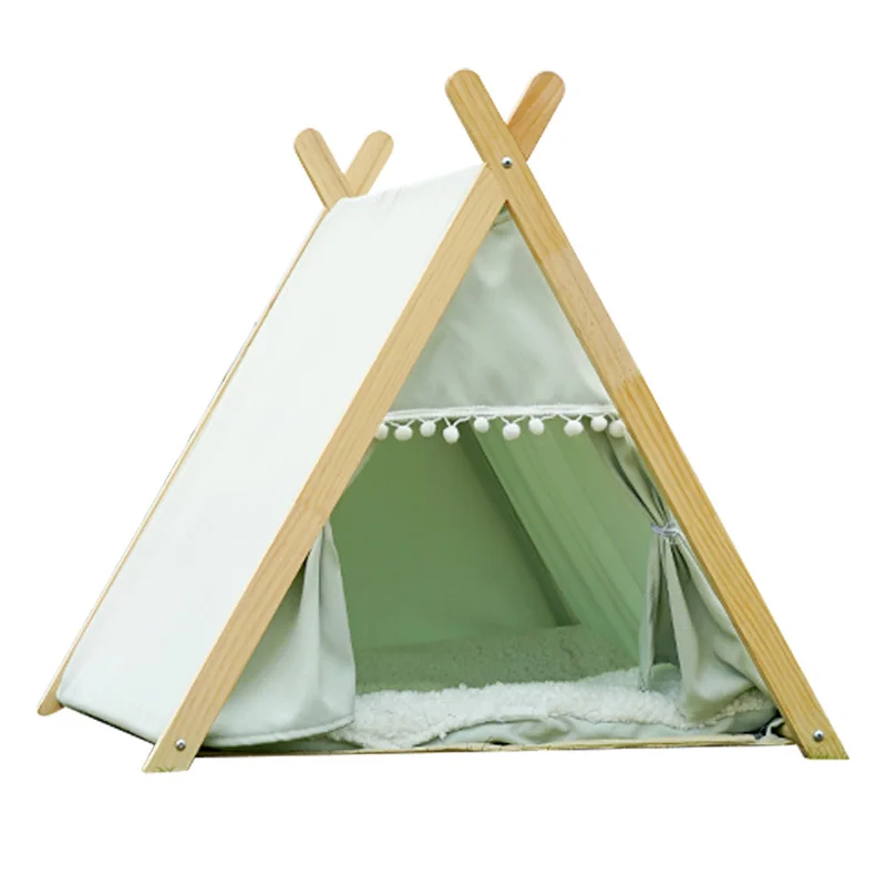 New design Detachable Pet kennel semi closed pet beds cats nest pet teepee tent dog house