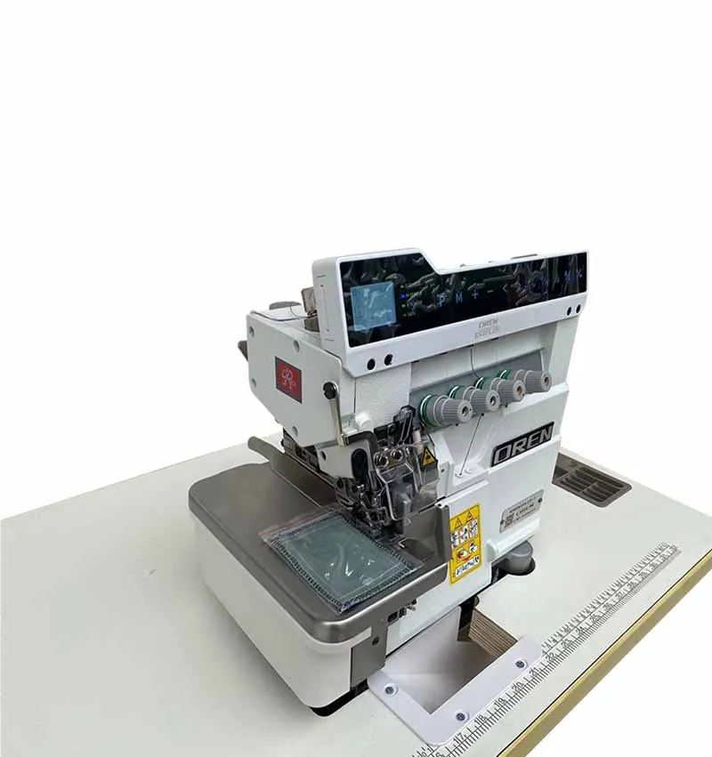 Computer five-thread sewing machine with locking edge for T-shirt neckline sewing equipment RNEX4PLUS-5